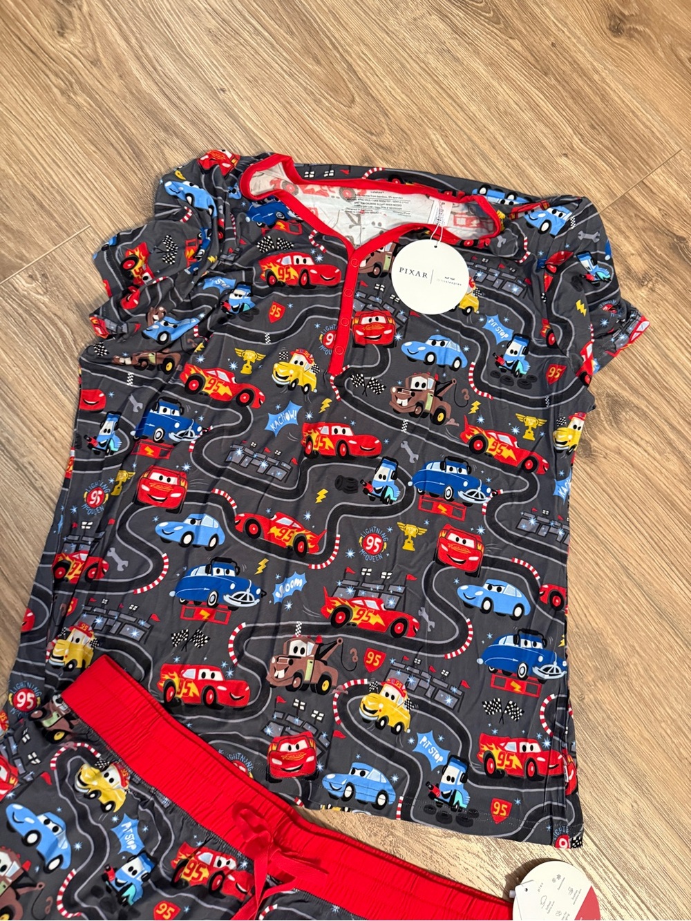 NWT little sleepies cars adult set - XL - Picture 3 of 6